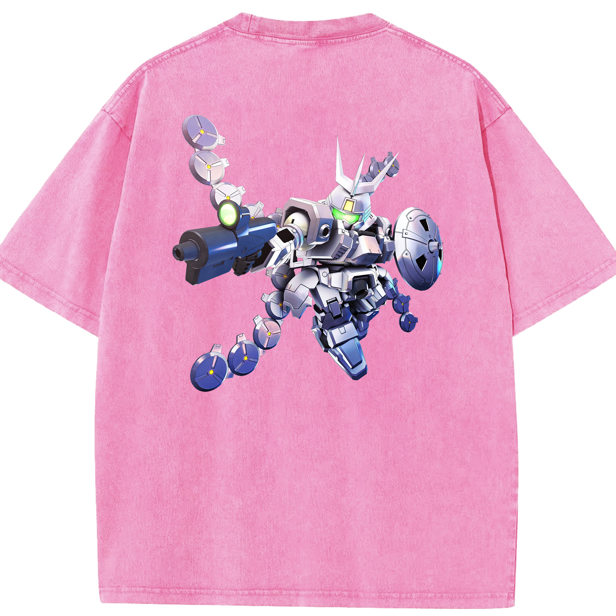 （画像用） 機動戦士ガンダム Mobile Suit Gundam 綿100% ヴィンテージ風 半袖Tシャツ（背面プリント）